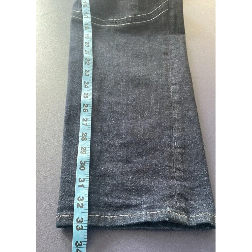 True Religion Jeans Men 42X33 Blue Denim‎ Moto Slim Run Stitch Double Knee